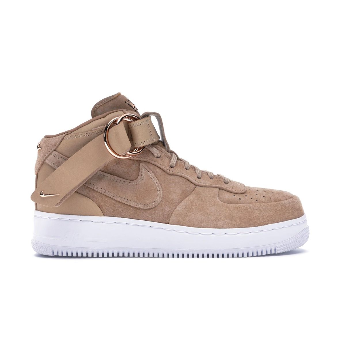 

Кроссовки унисекс Nike Victor Cruz x Air Force 1 Mid Vachetta Tan White AO9298-200