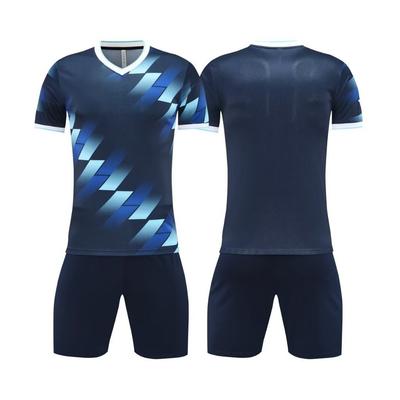 Cross-border Wholesale Breathable Short-sleeve Soccer Training Shirts, Adult and Children's Team Uniforms, Competition Uniforms, and Jerseys