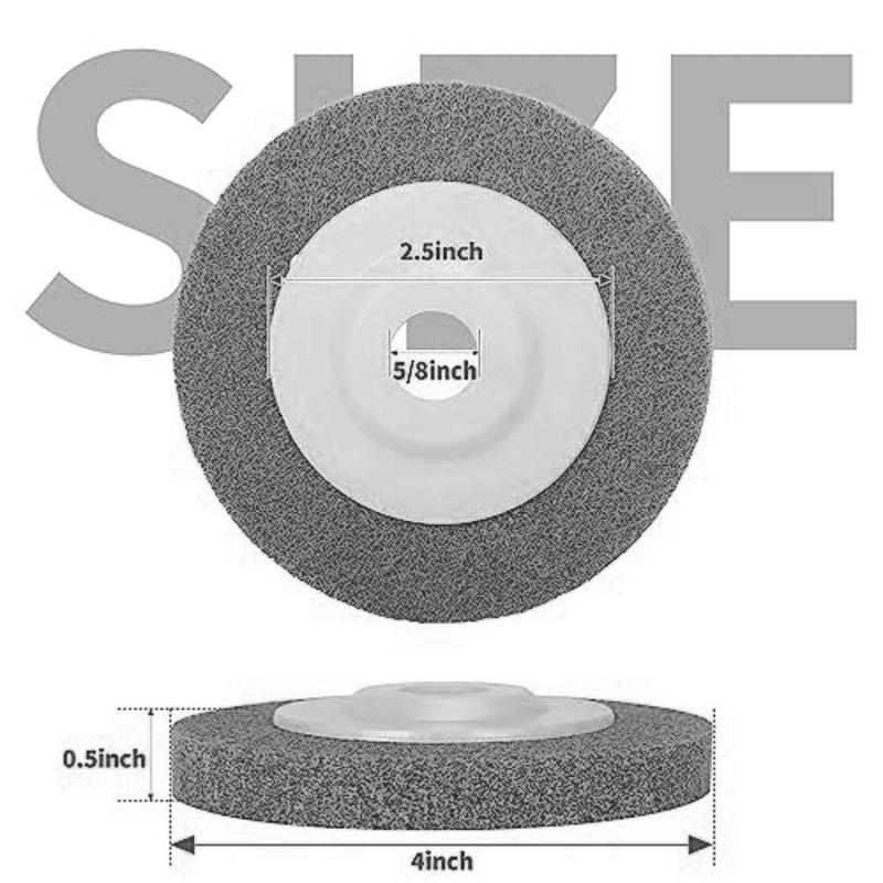 For Angle Grinder Nylon Fiber Polishing Wheel Built To Minimize Cutting and Scratching While Enhancing Smoothness