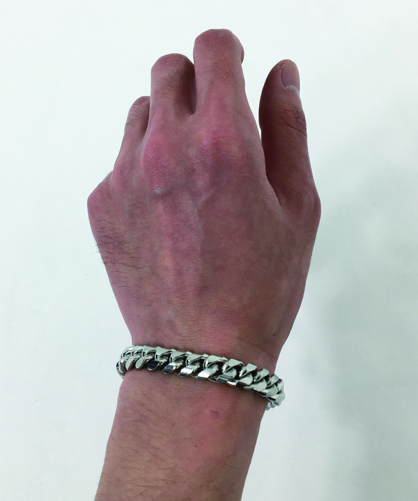 Sexto [Bracelet][Surgical Steel] 130 Rdc Chain Bracelet Silver