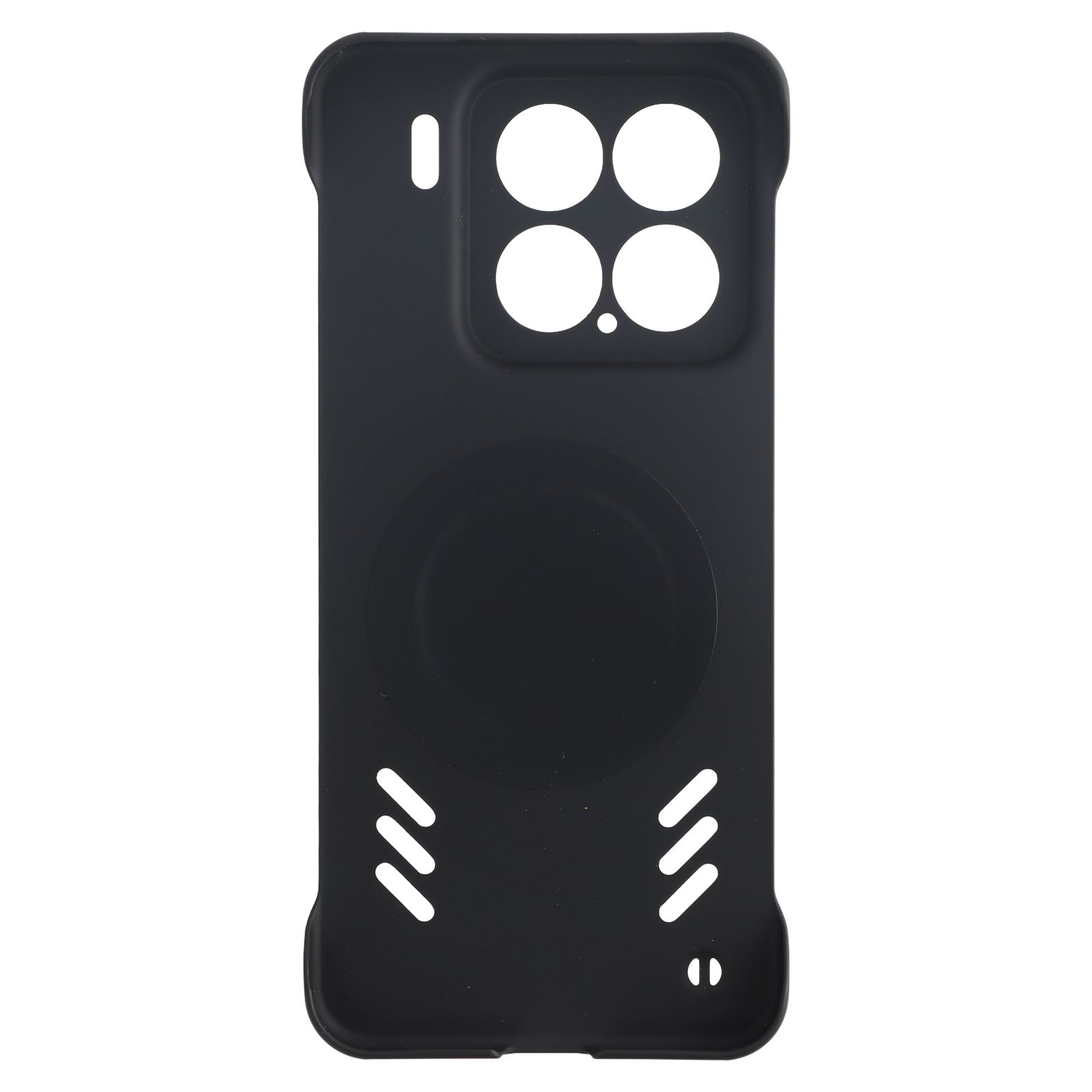 

For Xiaomi 15 Case Hard PC Frameless Heat Dissipation Phone Cover Black