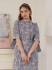 ILLUSTRIS ILLUSION Sky Rose Blouse