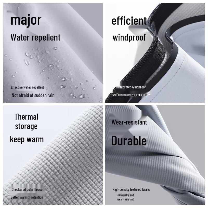 Baleno S&K Series Men's Winter Fleece-Lined Outdoor Hooded Jacket