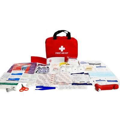 Kit de primeros auxilios multifuncional de supervivencia de 234 piezas, bolsa médica para el hogar, kit de emergencia para exteriores, viaje