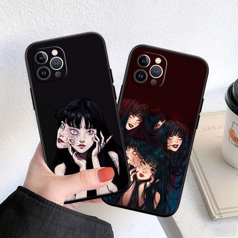 FM29 Junji Ito Tomie Soft Shell Phone Case for Redmi Note 10 11 12 Pro Max 10S 10C 10T 11A 11S 12S 12C