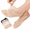 1 Pair Women Five-finger Socks Female Ultrathin Yoga Sock Funny Toe Invisible Silicone Anti-skid Breathable Anti-friction Socks