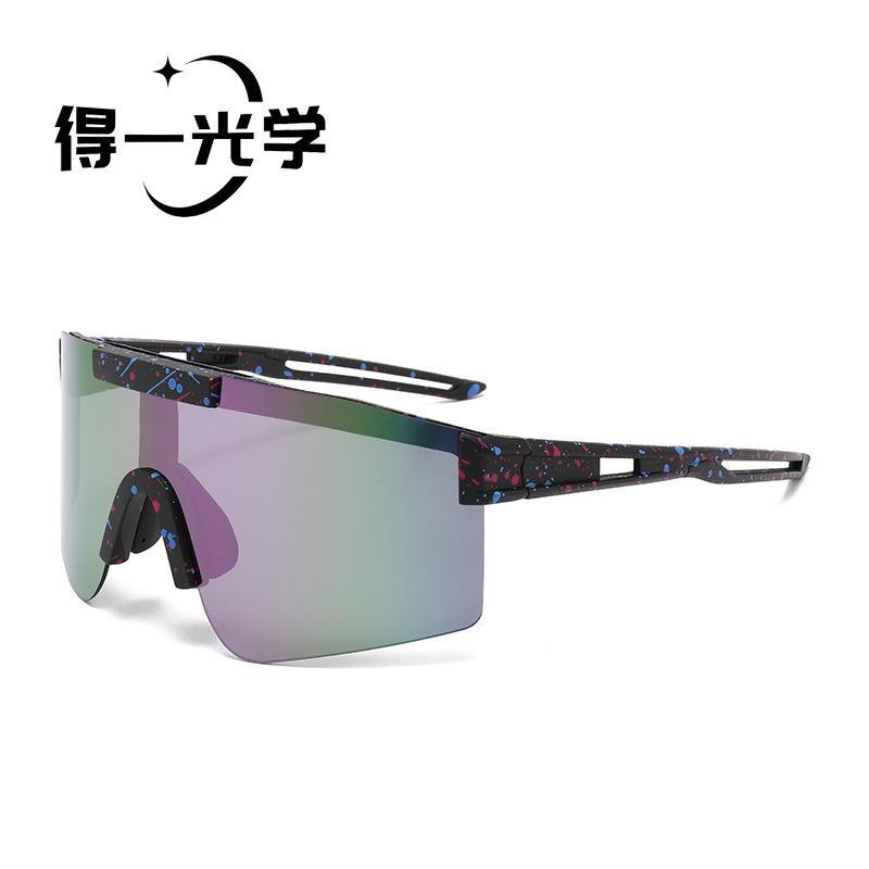 European and American cycling outdoor windproof glasses sports cycling sunglasses colorful sunglasses mountaineering glasses UV protection