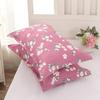Set of Two Modern Minimalist Pure Cotton Pillowcases for Dorms and Homes