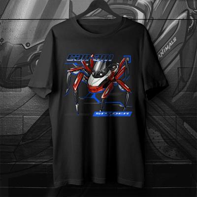 Black Men's and Women's T-shirt Can-Am Spyder RS