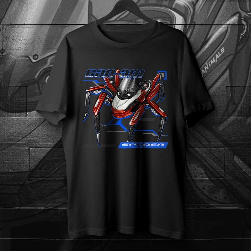 Black men s and women s T-shirt Can-Am Spyder RS S