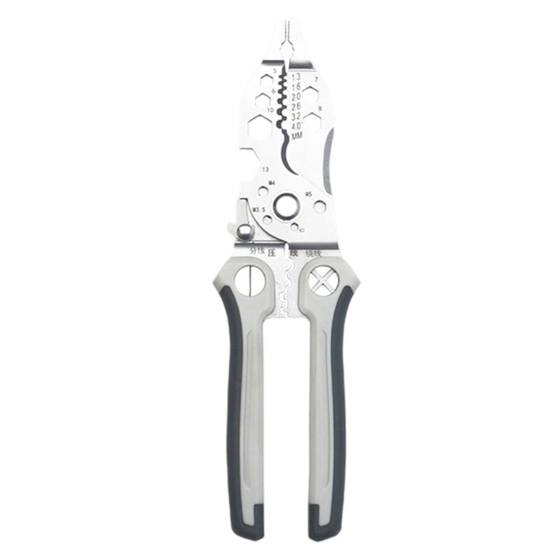 Professional Electrician Tool Precise Wire Stripper Crimper Cable Cutter And Terminals Crimper Ergonomic Designs