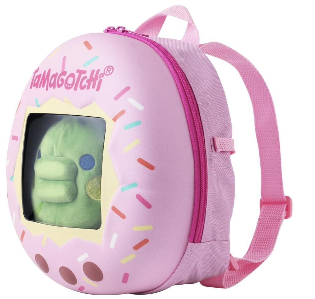 [PRE-ORDER] Tamagotchi Kurutto Plush with Backpack Set - Kuchipatchi Ver.