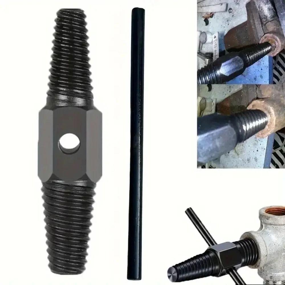 

Convenient Faucet Valve Screw Extractor Double Head Screws Remover Tool DIY 2 set
