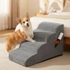 2-4 Pet Stairs for Dogs Washable Non Slip Dog Steps Ramp for Elderly Injured Pets Soft Foam Climbing Ladder Pet Stairs for Dogs