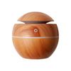 Creative Mushroom Humidifier with Atmosphere Light - Silent USB Sprayer, Aromatherapy, Wood Grain Design
