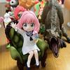 2pcs Spy Family Anya Forger for Pressed Noodle Figure Anime Peripheral Model Cute Table Ornament Holiday Gift Statue Collection