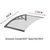 Aluminum Alloy Waterproof Awning Sunshade for Terrace and Balcony