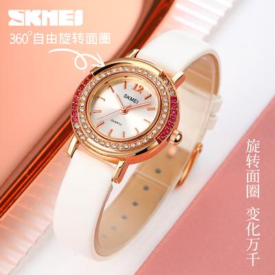 Uhr Damen Student Strass Mode Trend Wasserdicht Lässige Atmosphäre Quarz Damenuhr Gleicher Stil
