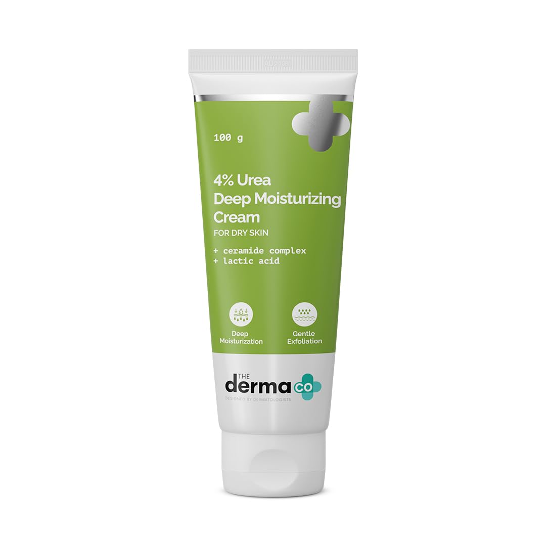 

The Derma Co 4% Urea Deep Moisturizing Cream For Very Dry Skin Lightweight Barrier Repair 100 g Gentle Exfoliating Daily
