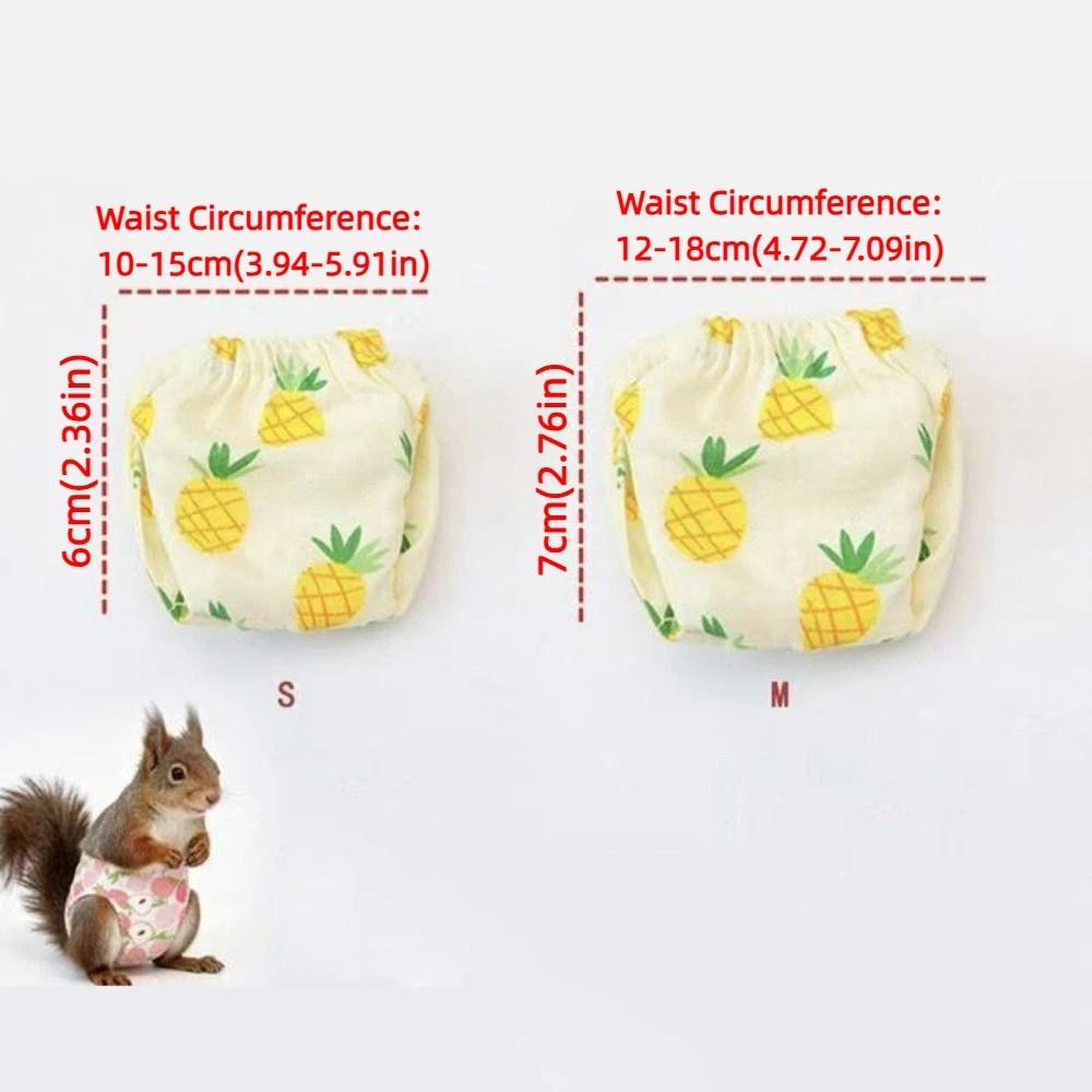 Elasticity Squirrel Diapers Breathable Small Pet Diapers Squirrel Underwear Incontinence Care