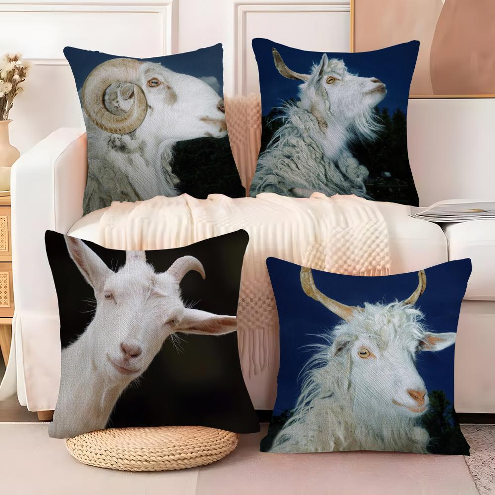 Cool Goat Meme Pillow Case Home Living Room Decoration Linen Pillow Cases Cushion Cover