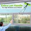 Professionelles Fensterabzieher-Reinigerwerkzeug mit Verlängerungsstange, Abzieher für Fensterreinigungsset mit Schwamm und drehbarem Kopf, Fensterreiniger für Auto