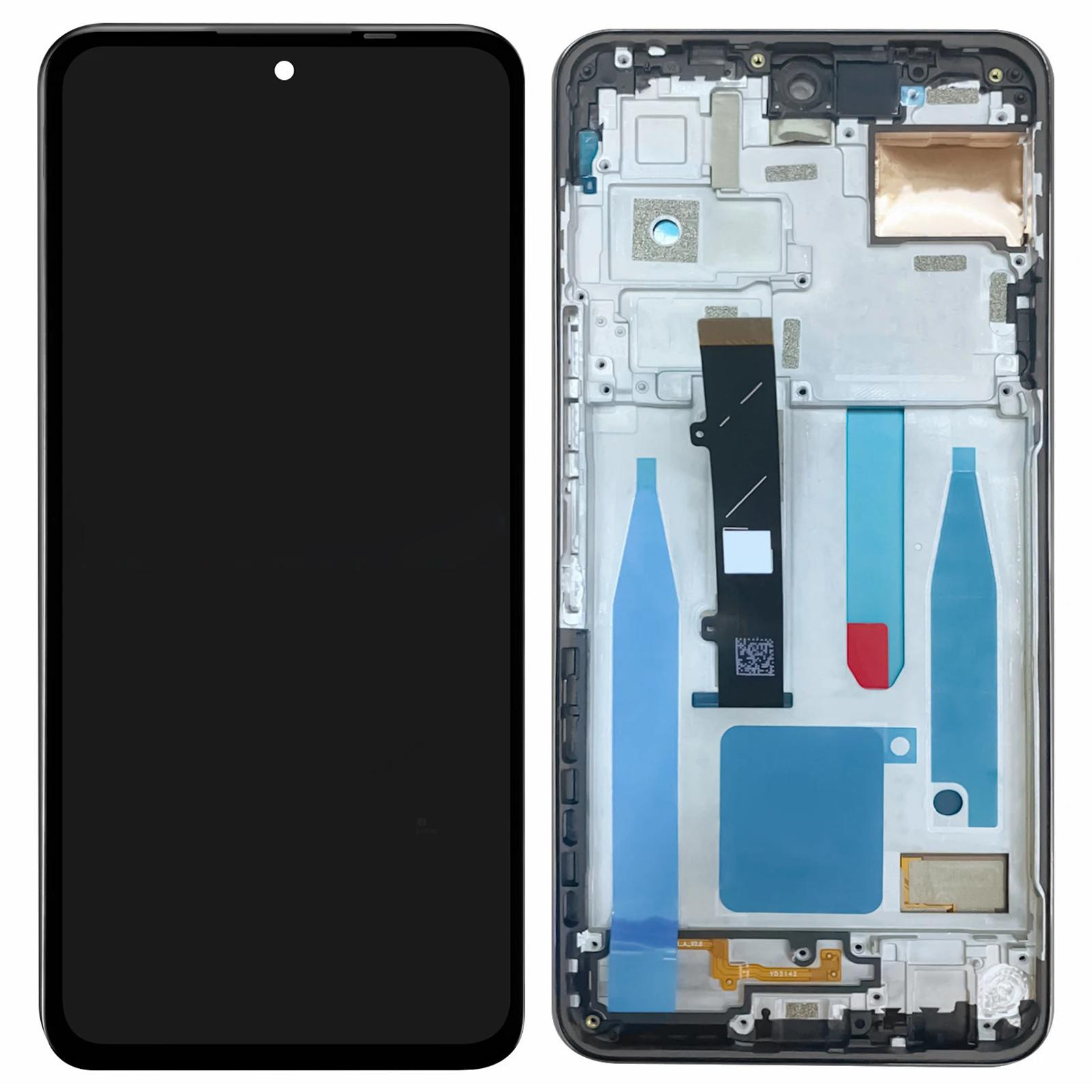 

For TECNO Camon 18 Premier CH9 Grade C LCD Screen and Digitizer Assembly+Frame Part (TFT Technology) (Without Logo) Black