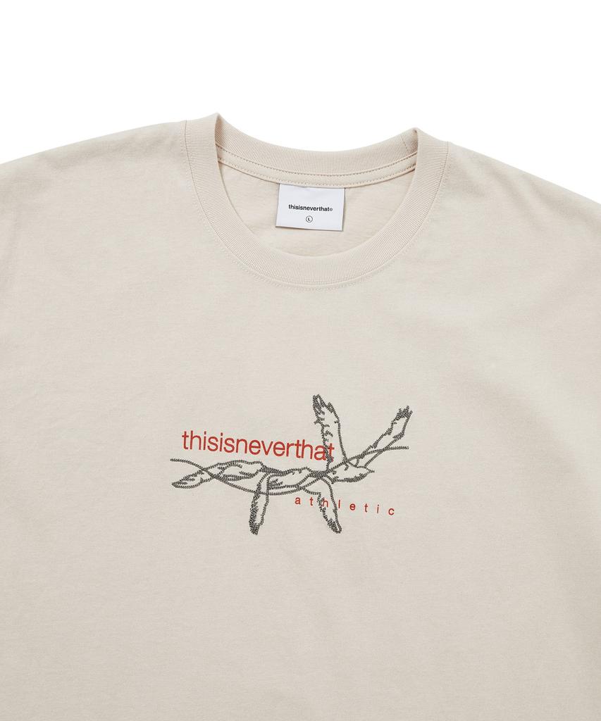 THISISNEVERTHAT Stitched Birds Tee Beige