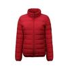 Women's 90-fleece Solid-color Women's Clothing Stand-up Collar Seamless Glue-pressed Down Jacket Short Large-size Jacket