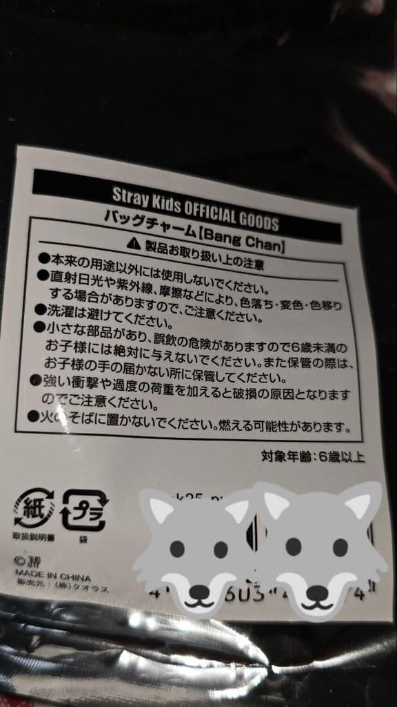 [USED] /Stray Kids Bang Chan Bag Charm