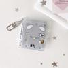2-in-1 Mini Photo Storage Holder Portable 2 Inch Photo Album Cute Keychain Pendant for Teen Idol Card Collection Gift