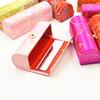 Silk Embroidered Satin Lipstick Box with Mirror