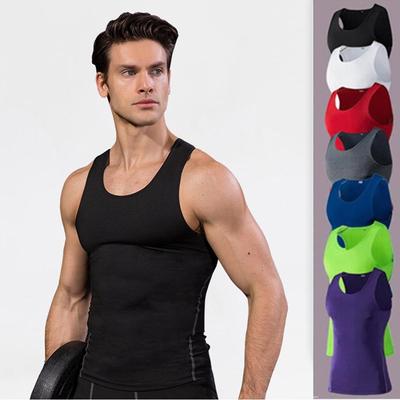 Men's Running Vest Sportswear Quick Dry Fitness Tank Training Jogging Sports Singlet Sleeveless Outdoors Tops