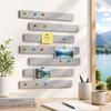 8PCS Polyester Fiber Bulletin Board Strip Adhesive Tabs Included Wall Decor Sticker  Home Office