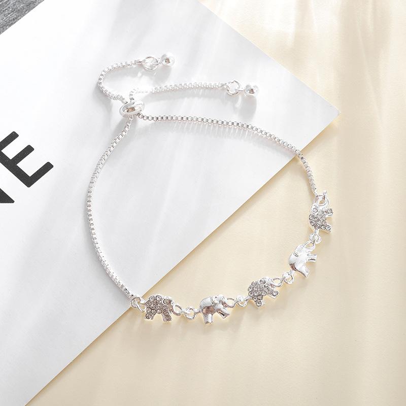 Korean Style Zircon Flower Bracelet for Women - Trendy, Simple, Personalized Design