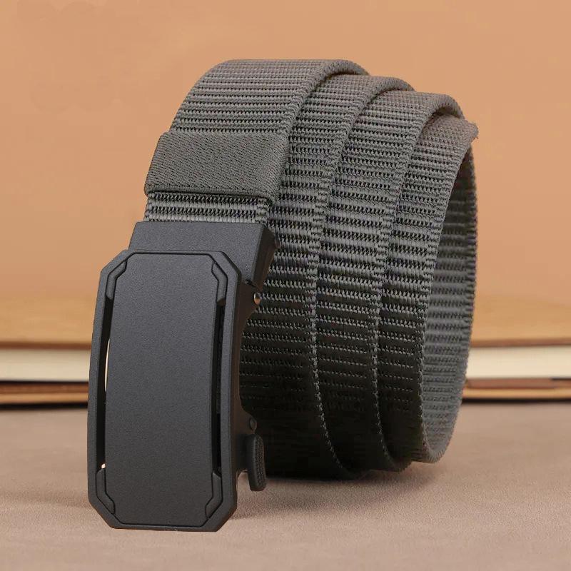 

Мужской новый ремень автоматическая пряжка прочный нейлоновый тактический плетеный ремень для людей среднего и молодого возраста уличный ремень ремень 120cm