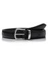 SAVAGE 370 Leather Belt - Black