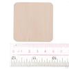 WOODEN SHAPE Square Pieces Decor Plaques