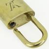 Used LOUIS VUITTON Cadena Key set No.311 metal gold padlock