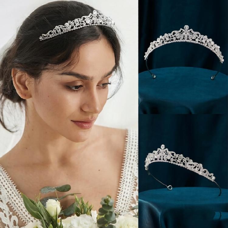 Multifunctional Rhinestones Crowns Tiaras Headwear with Shimmering Crystal Design For Bride Wedding Ceremony Evening Galas