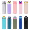 Double-Layer 304 Stainless Steel Insulated Water Bottle With Silicone Lid 700ml 1000ml Leak-Proof Sport Tumbler Outdoor