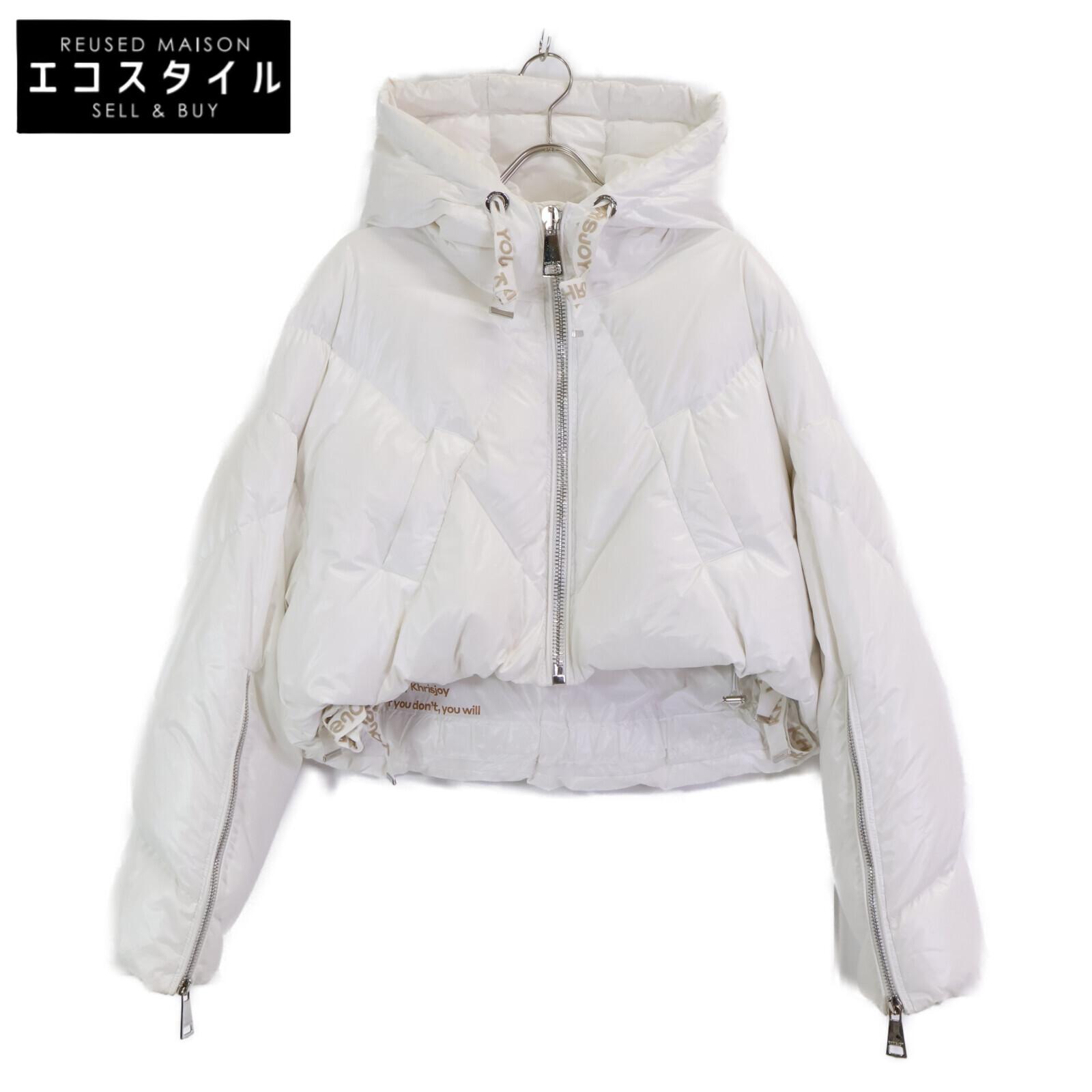 

KHRISJOY AFPW004 White Shiny Cropped Down Jacket Not written whiteUsed