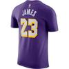 Nike NBA Statement Los Angeles Lakers Essentials T-Shirt 'Field Purple' Men's HV6272-504