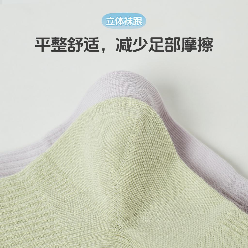5 pairs of socks for children in spring and summer, cotton socks, breathable and sweat absorbing sports socks, and short socks for children