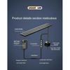 Intelligente Aquarium-Clip-Leuchte APP-Dimmbar Hoher CRI Aluminiumlegierung Fischbeckenlampe Mehrere Größen LED-Wasserpflanzenlicht