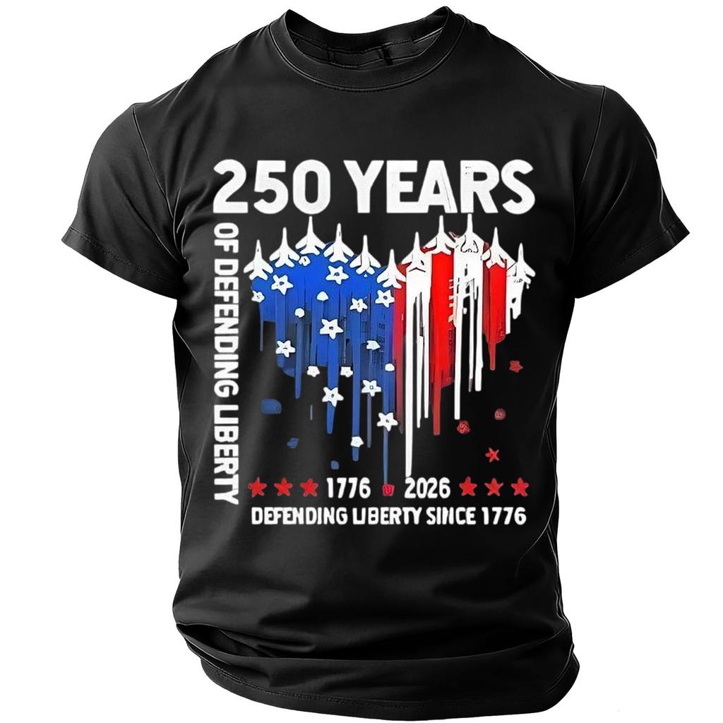 Men's Casual Round Neck Lightweight Breathable Short-Sleeve Top