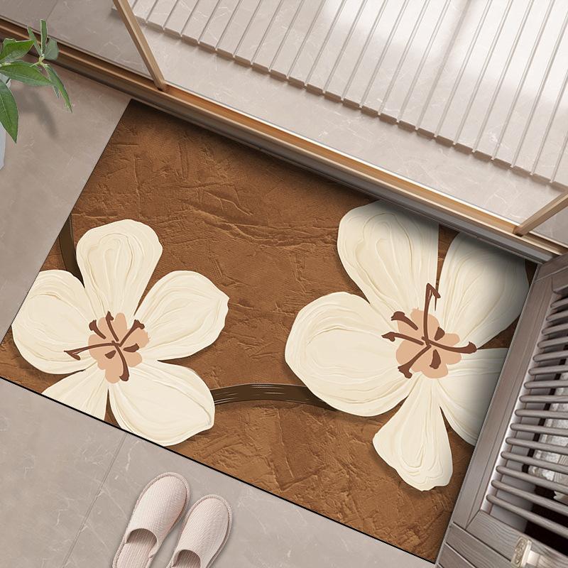 Small Fresh Three-dimensional Household Toilet Door Dirty Diatom Mud Mat Toilet Absorbent Quick Dry Non-slip Mat
