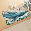 Ocean Life Design Floor Mat - Vibrant Sea Creatures for Bathrooms, Living Rooms, Entrances, Perfect Coastal Addition