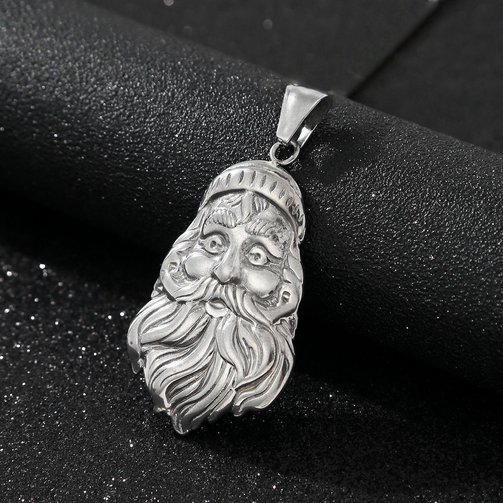 Versatile Retro Stainless Steel Men s Pendant in Trendy Colors Stainless Steel