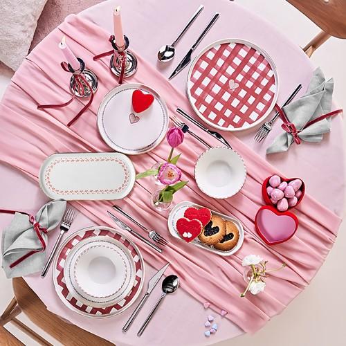 

Керамический обеденный сервиз Karaca Amore из 8 предметов на 2 персоны